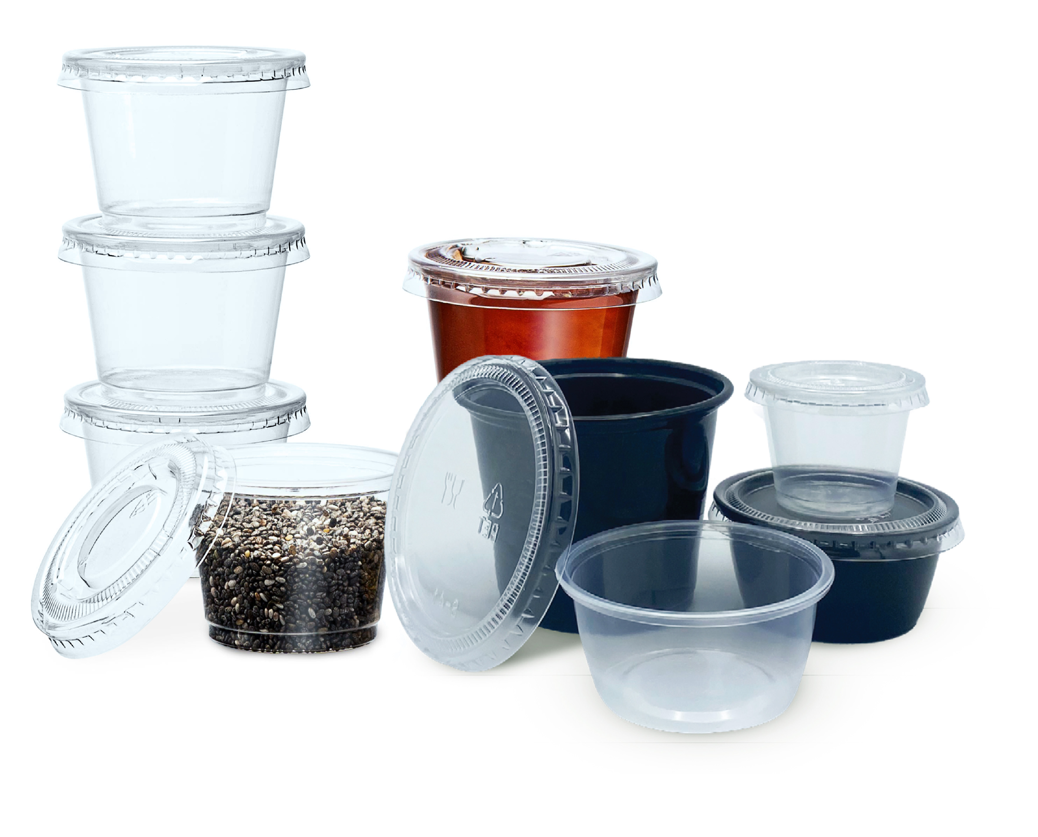 PP Portion Cups and Lids
