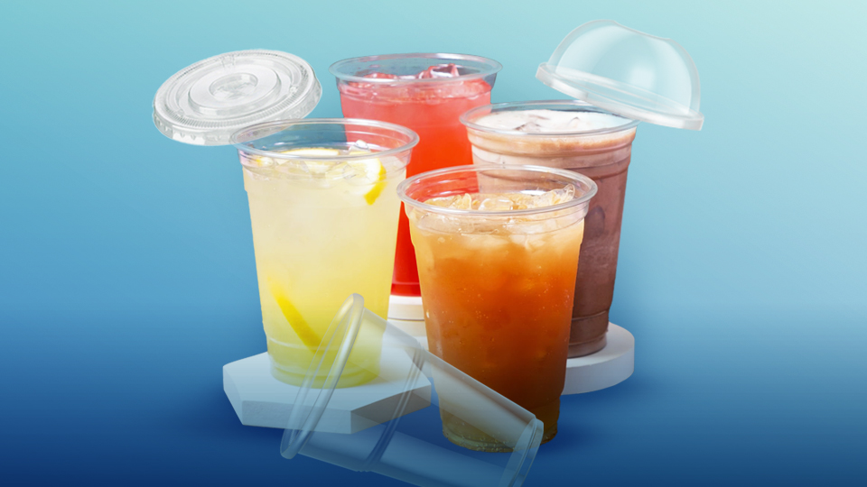 PET & RPET Cups and Lids